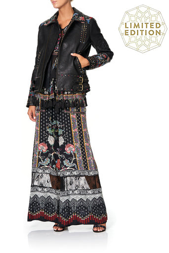 STUDDED BIKER JACKET HAUTE PROVINCIAL