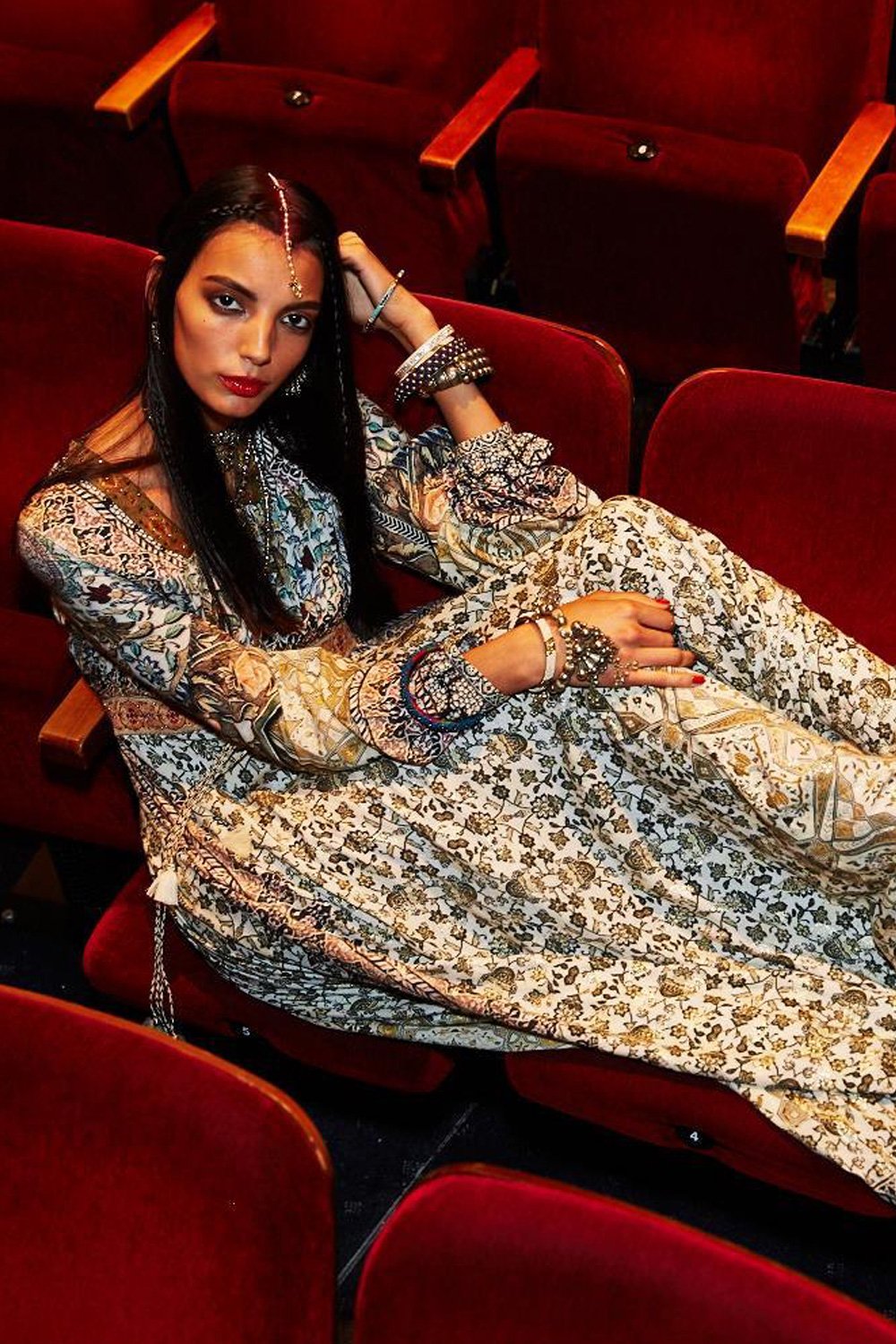 SOUL SISTERS PEASANT DRESS W TIE FRONT