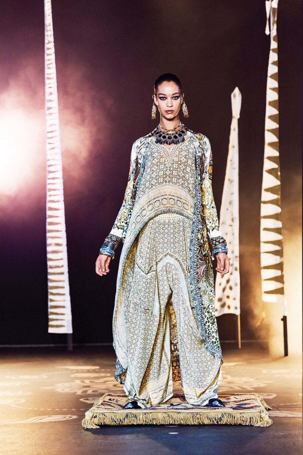 THREADED UNION WIDE LEG TROUSER