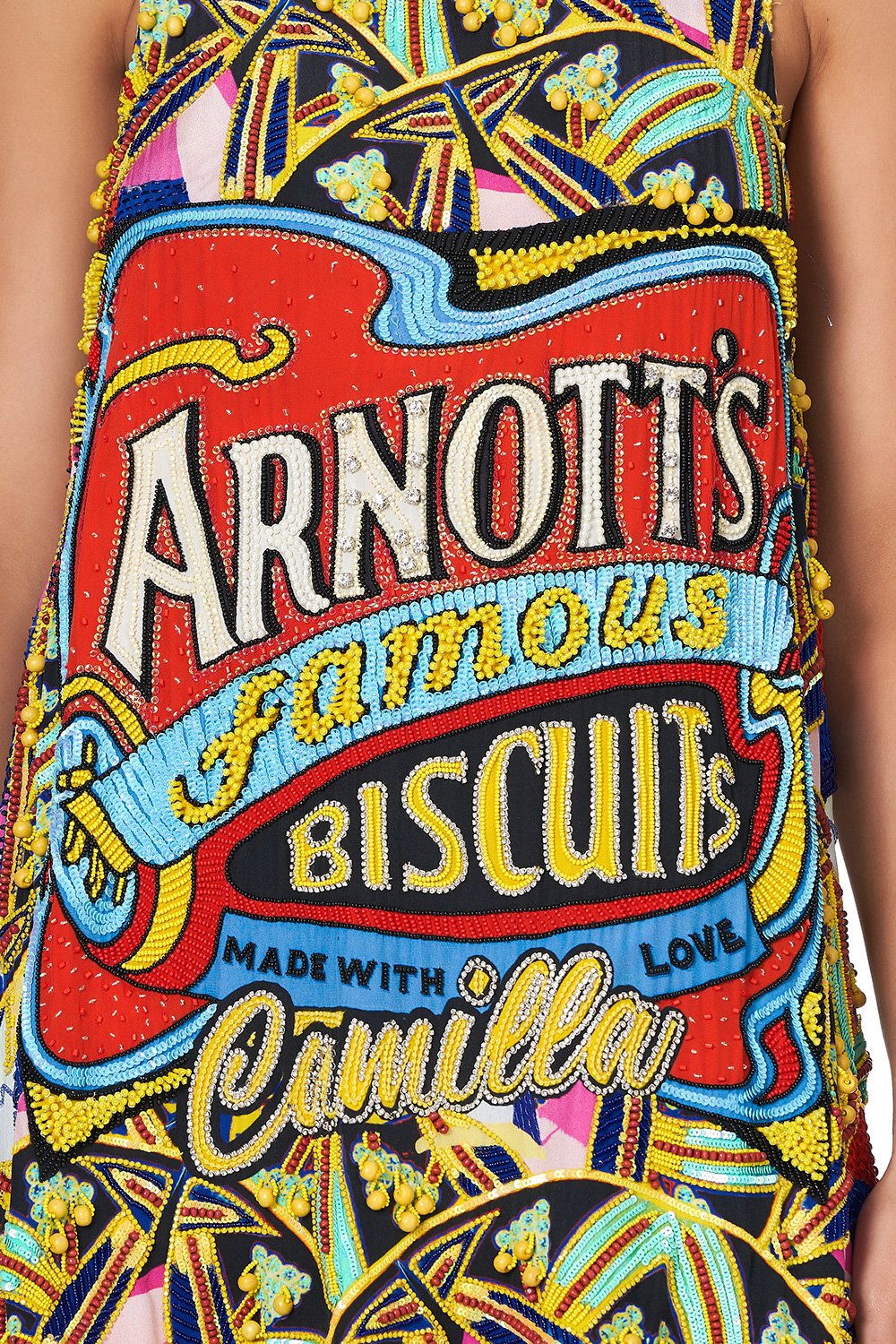 ROUND NECK A-LINE DRESS ARNOTTS