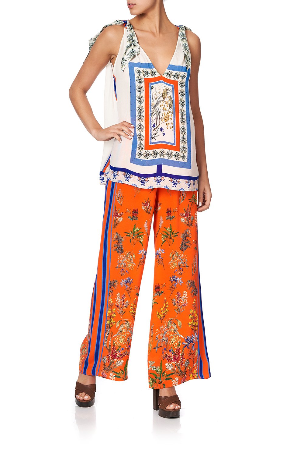 SCARF TIE TOP GONE COAST