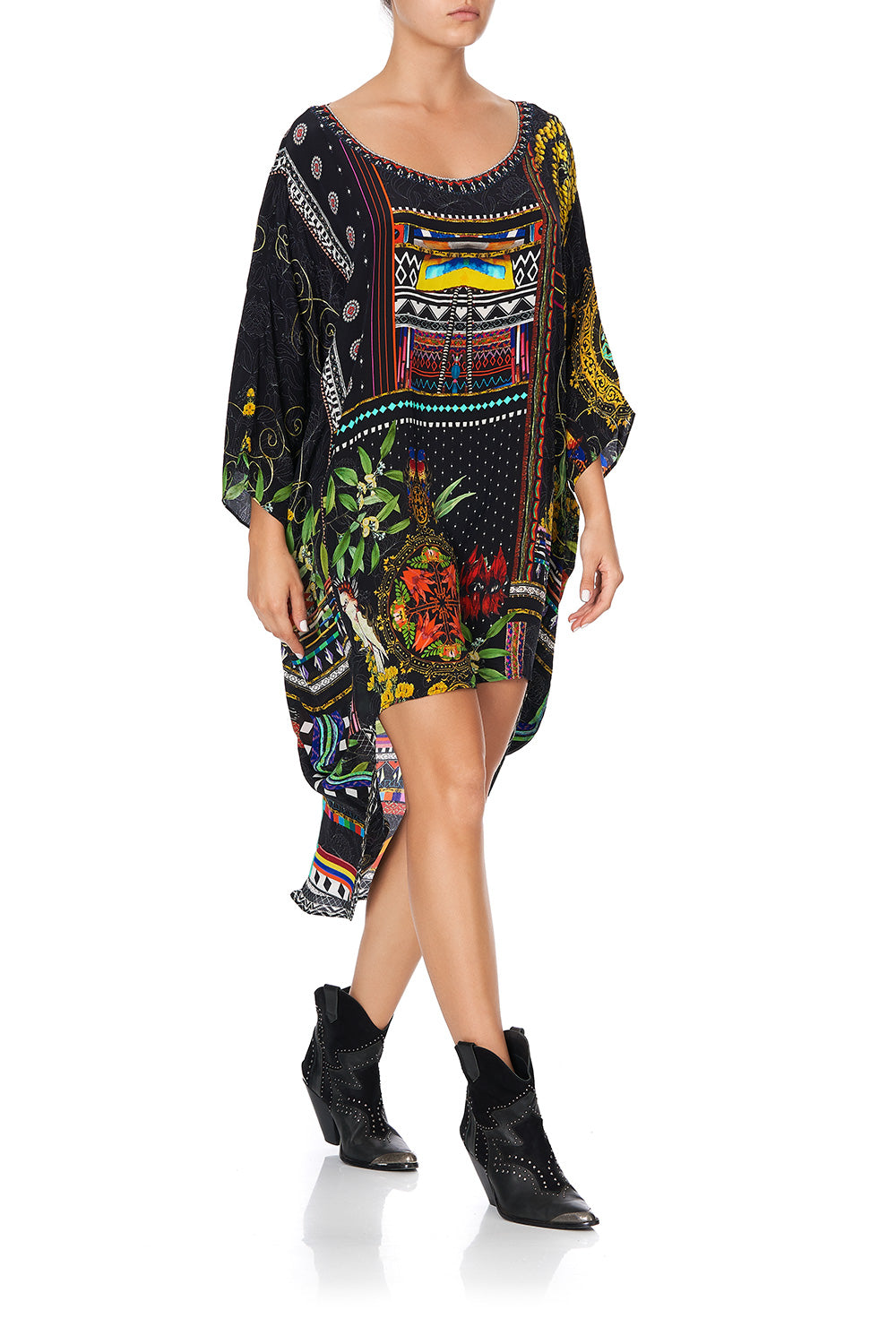 SCOOP BACK HEM DRESS BLACKHEATH BETTY