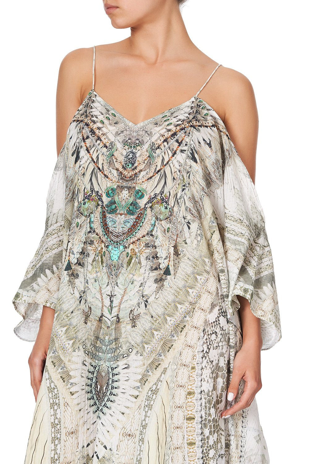 SHOESTRING STRAP KAFTAN DAINTREE DREAMING