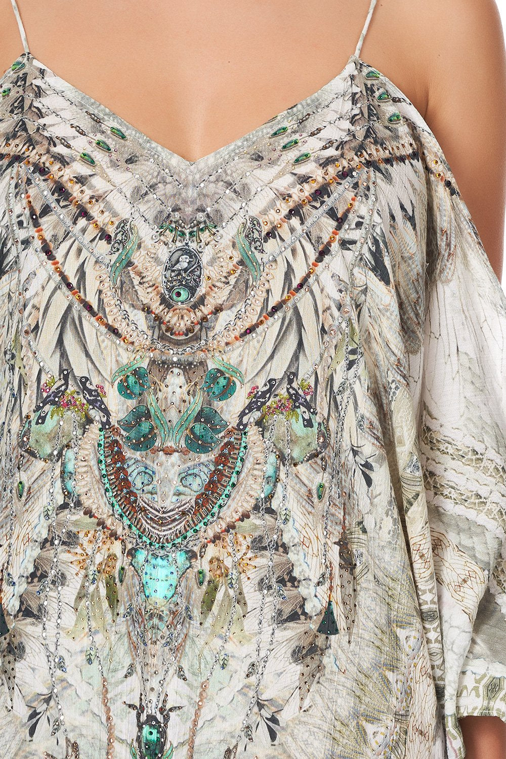 SHOESTRING STRAP KAFTAN DAINTREE DREAMING