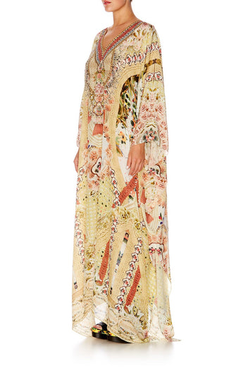 SPLIT FRONT & SLEEVE KAFTAN LADY LAKE main image 0