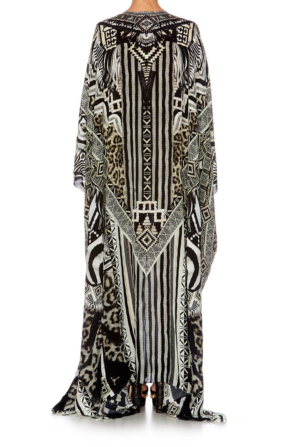 TRIBAL THEORY SPLIT FRONT & SLEEVE KAFTAN