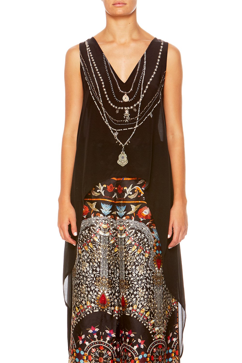 CHAMBER OF REFLECTIONS HIGH LOW CROSS OVERLAY TOP