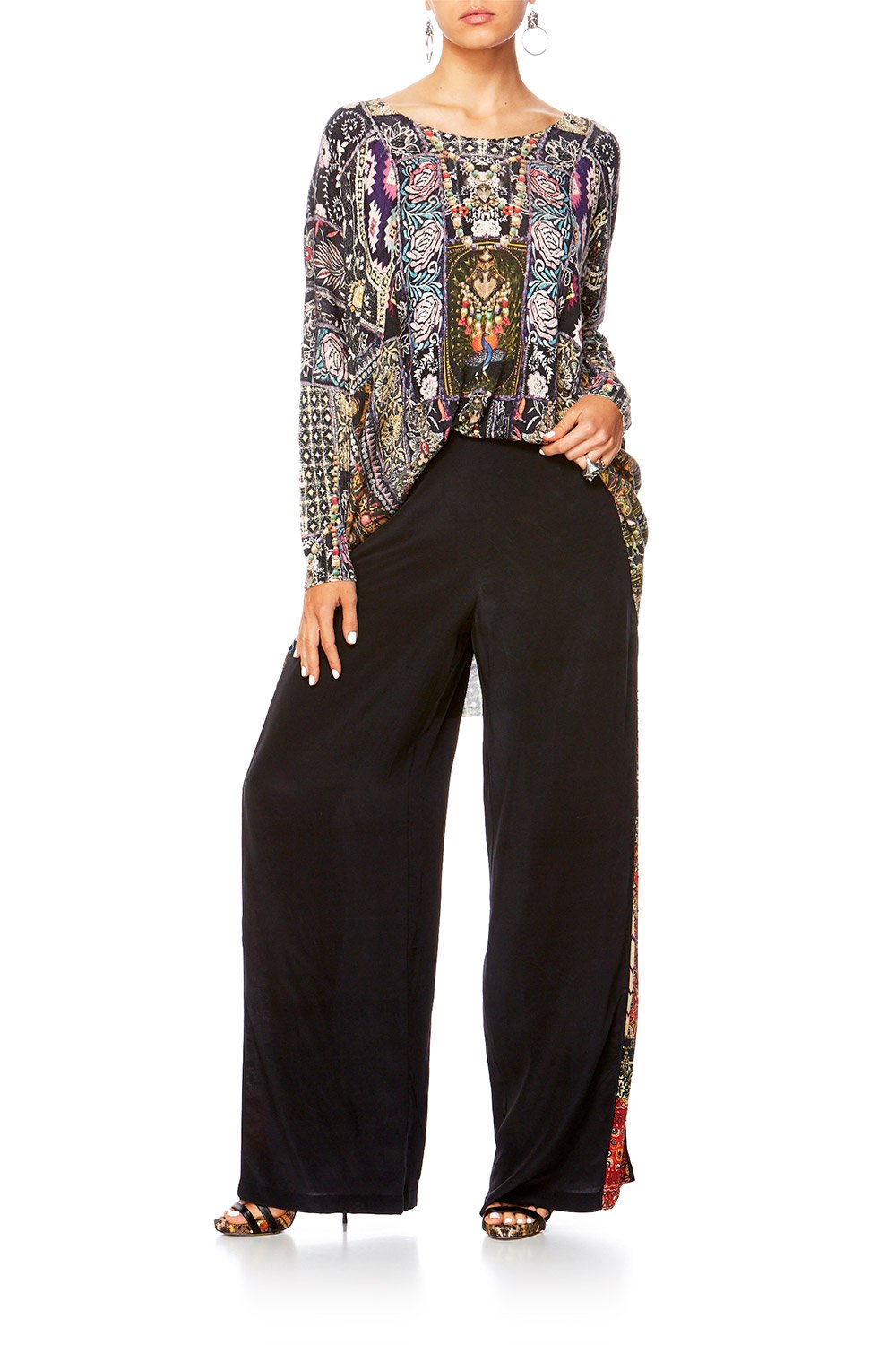 CAMILLA JAGGIS KINGDOM PANTS W SIDE SPLIT