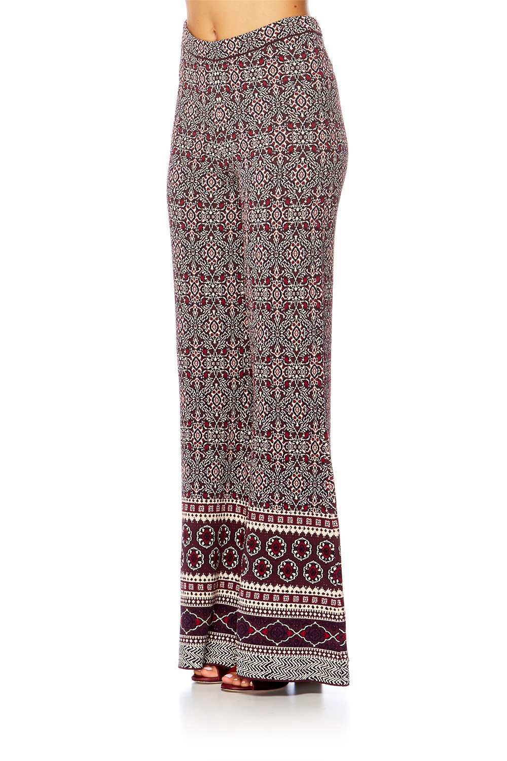 MAPPED OUT FLARED KNIT PANT