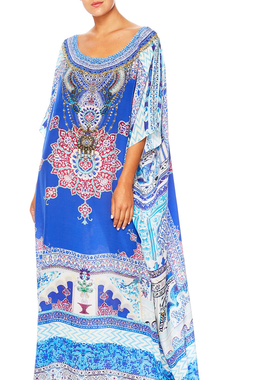 STRENGTH IN RAYS ROUND NECK KAFTAN