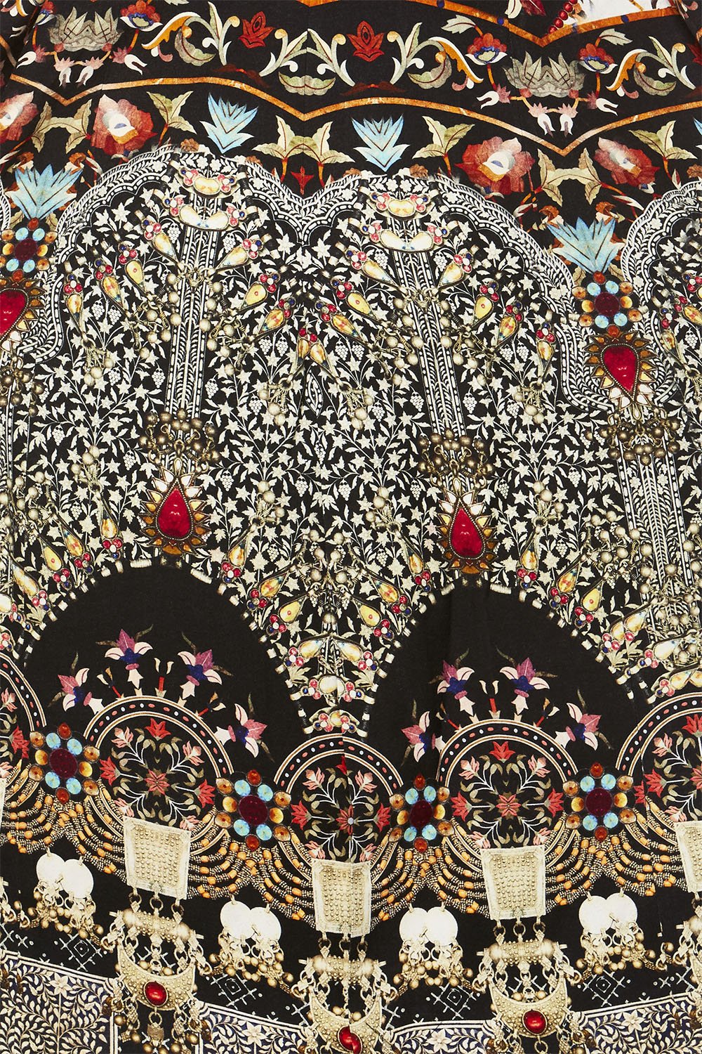 CHAMBER OF REFLECTIONS LONG OPEN COAT W WIDE COLLAR