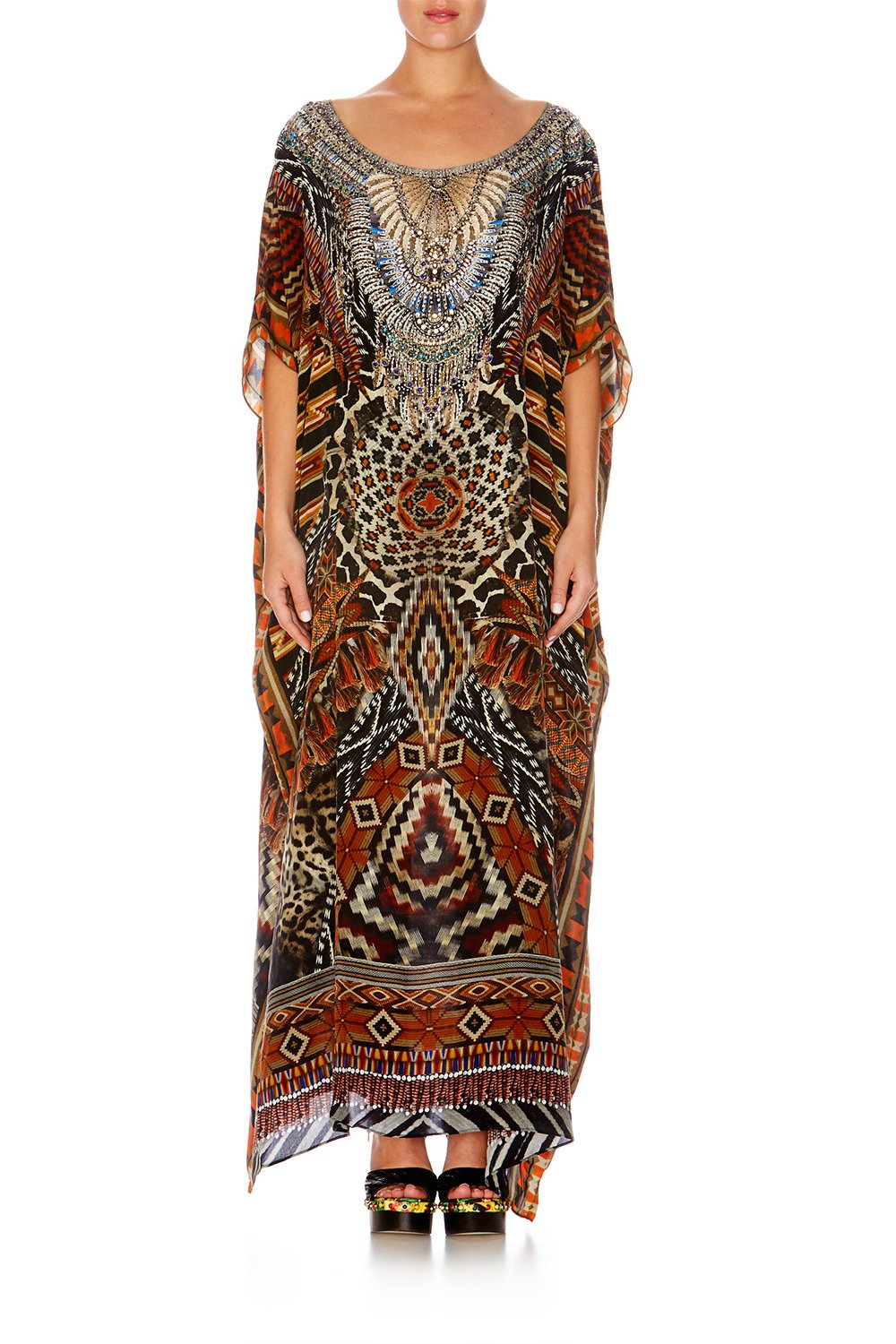 DAWN OF TIME ROUND NECK KAFTAN