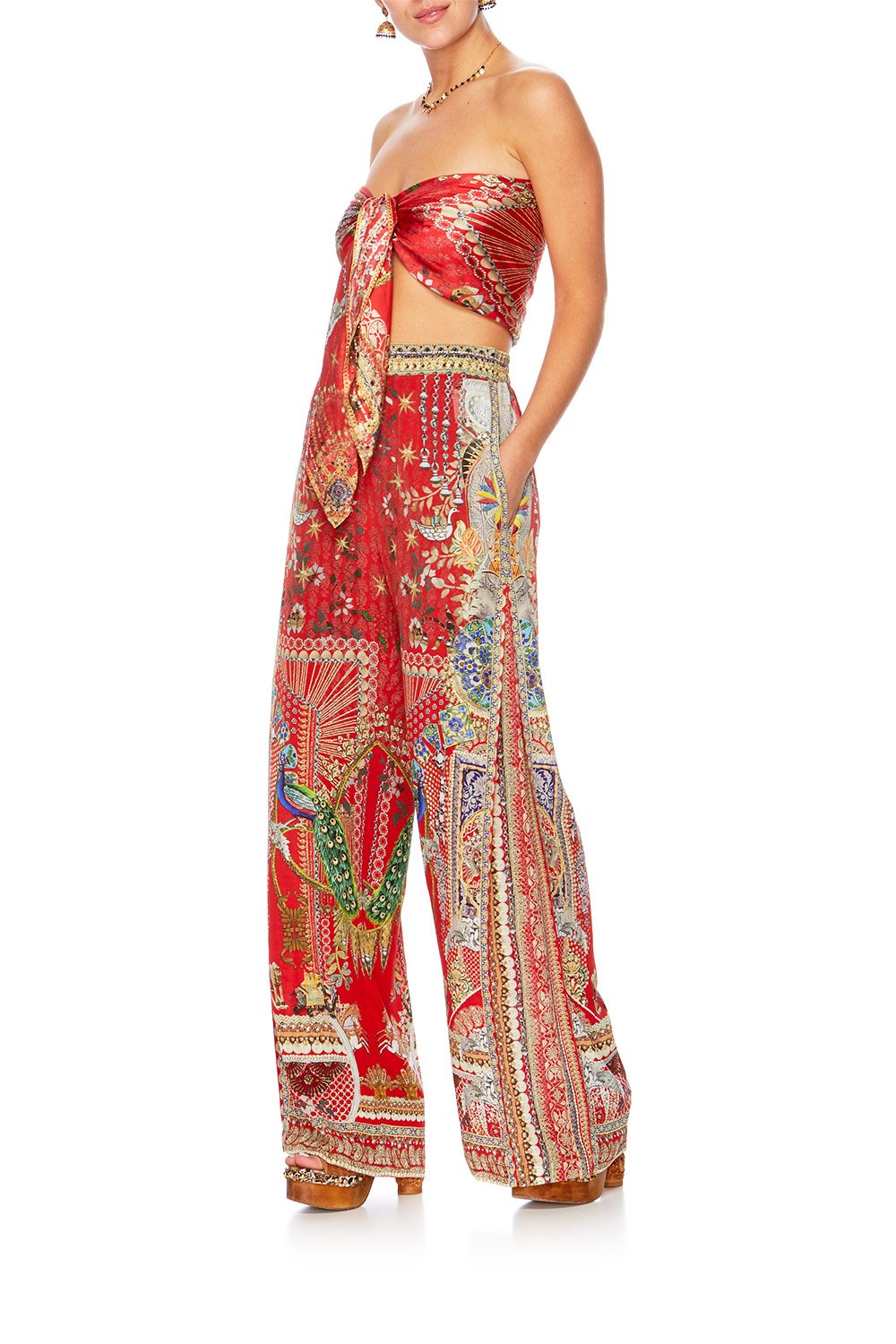 JUST KIDS PANTS WITH SIDE SPLIT