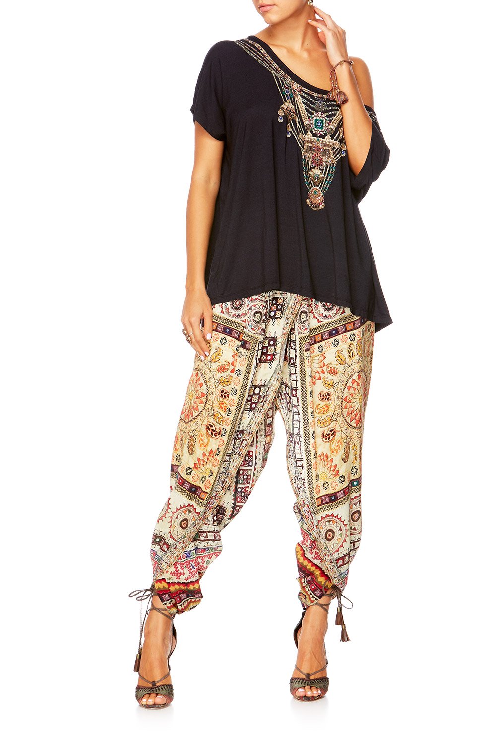 INDIANA FRANKS WIDE ROUND NECK T-SHIRT