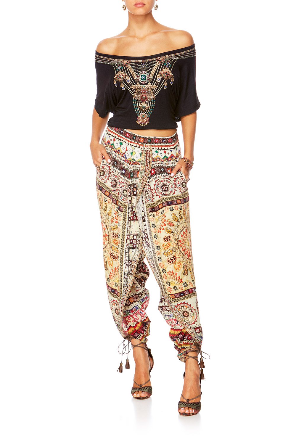 INDIANA FRANKS WRAP FRONT TROUSER