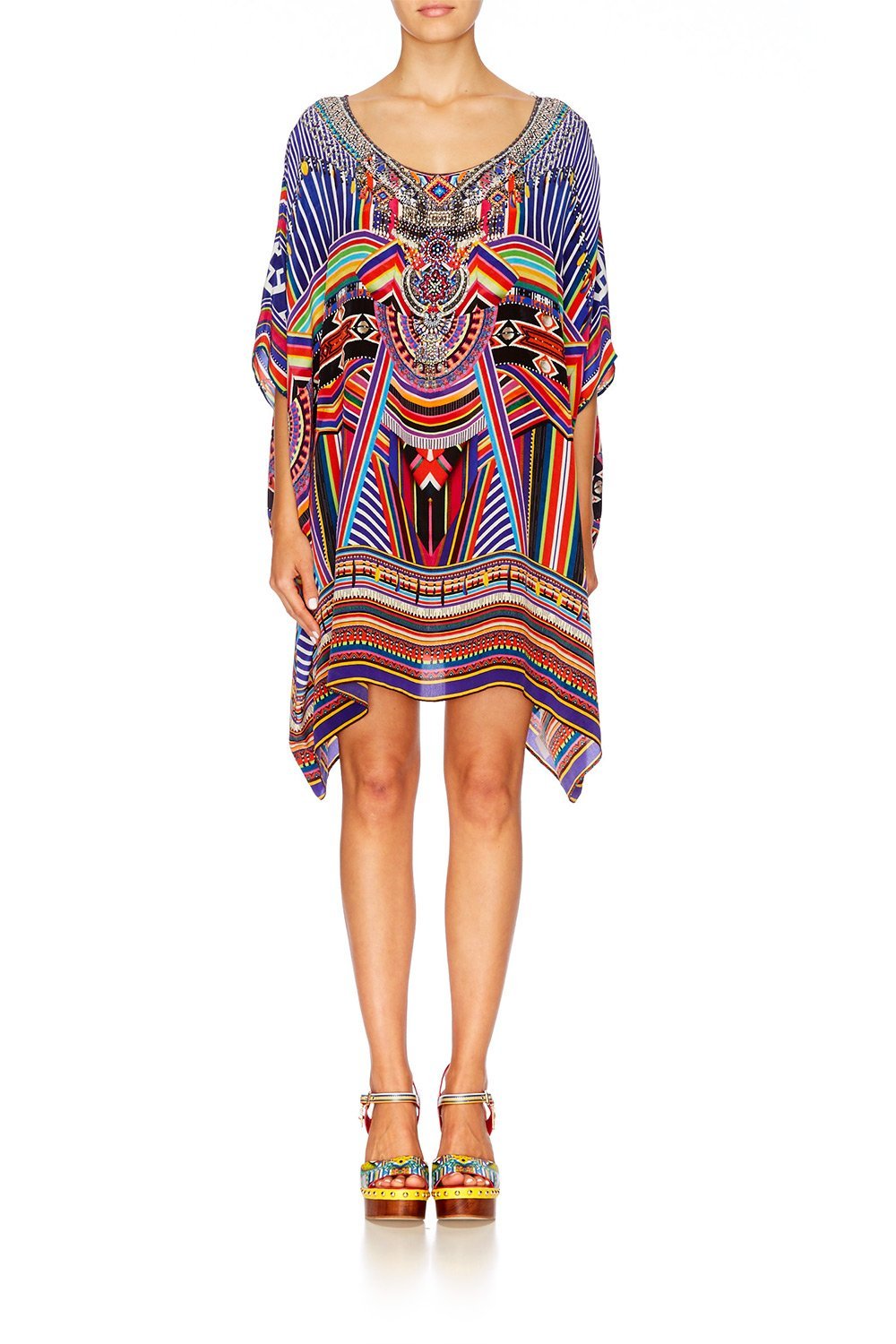 MULTI LAYER V NECK TOP TSACHILA BLESSING main image 0