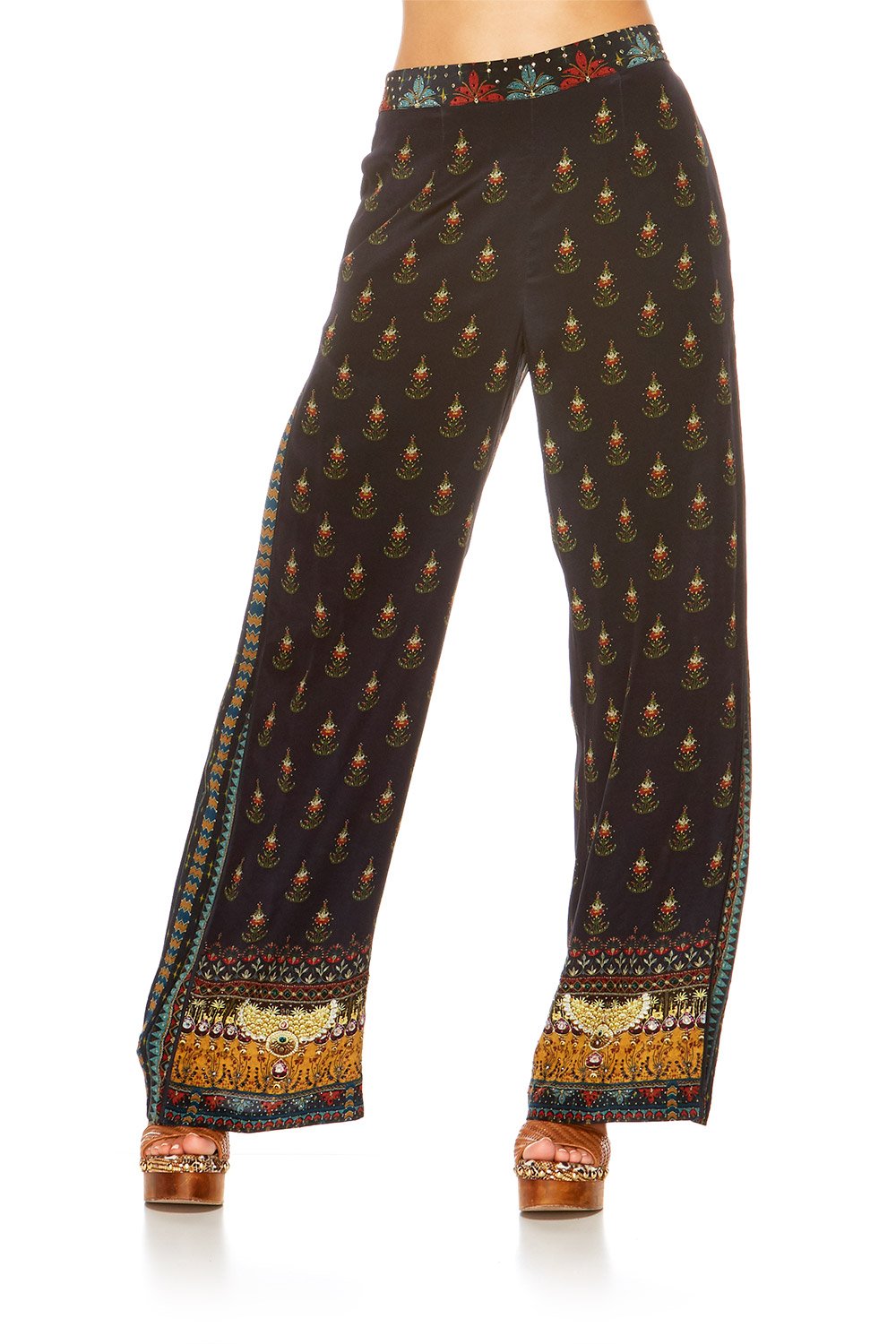 BLISS OF BOHEMIA PANTS W SIDE SPLIT