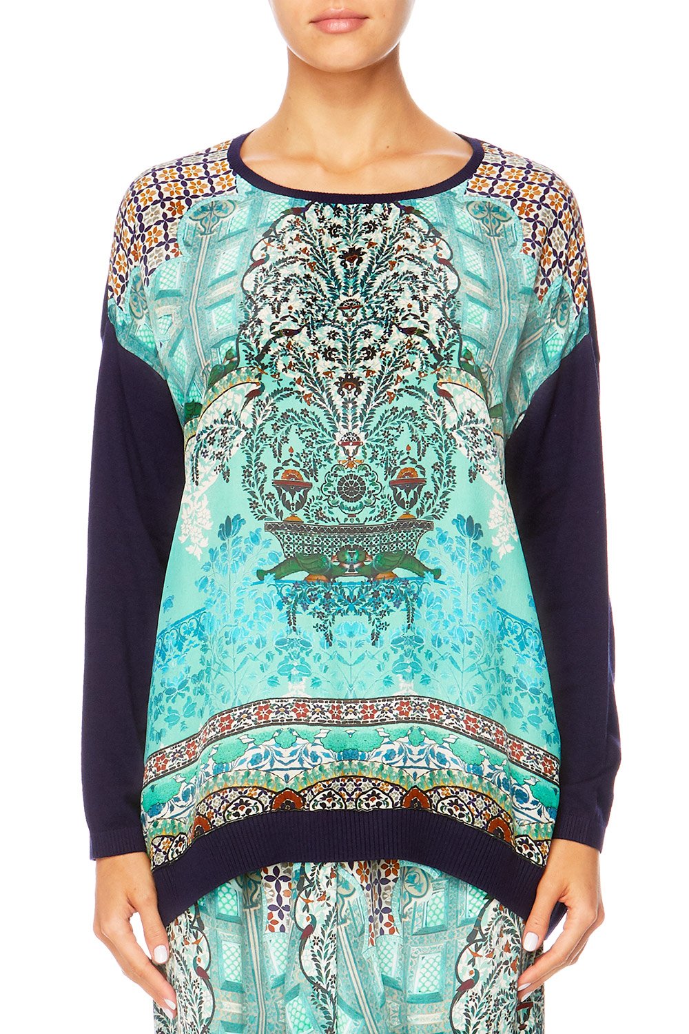 THE SPIRIT WITHIN JUMPER W CONTRAST FRONT