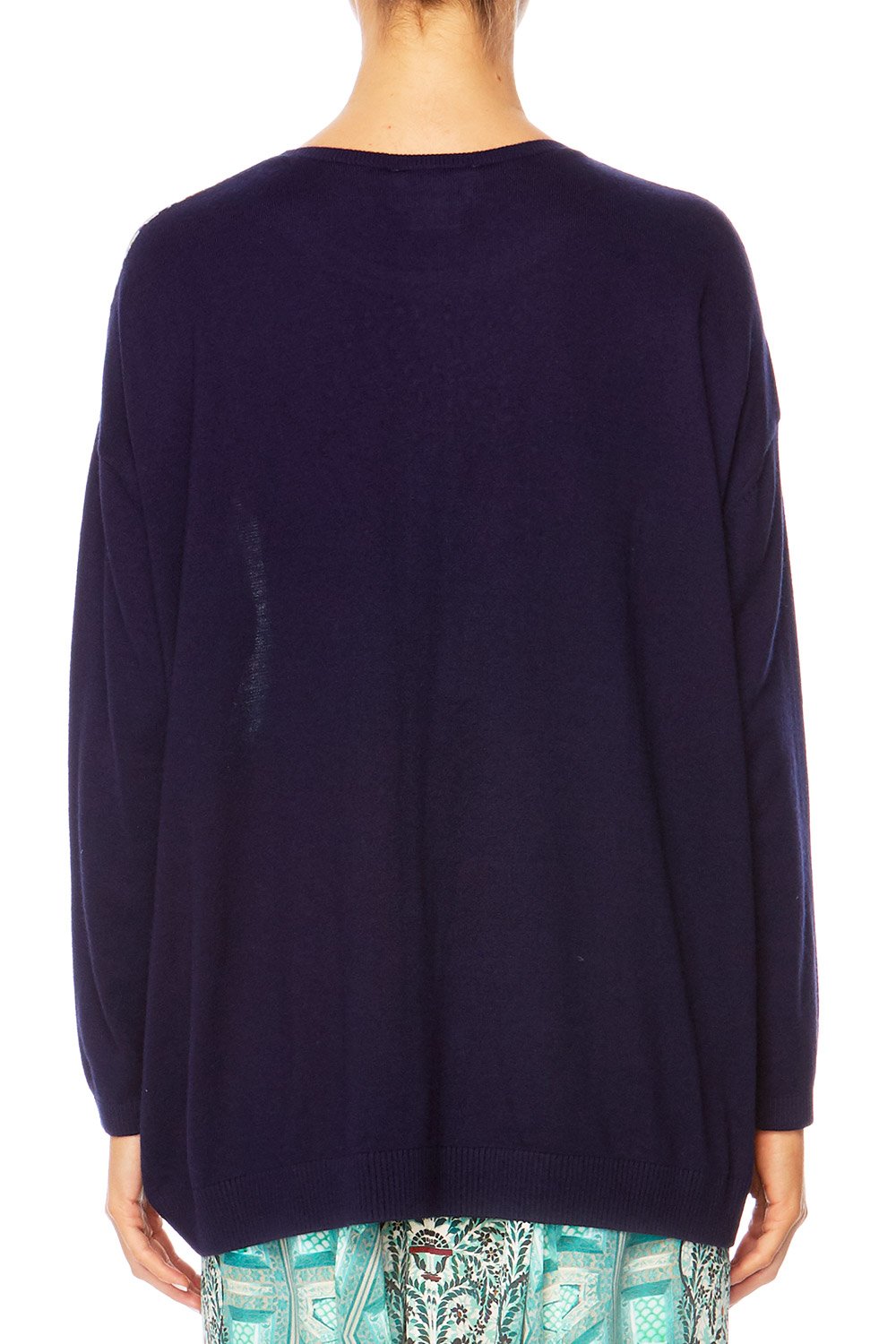 THE SPIRIT WITHIN JUMPER W CONTRAST FRONT