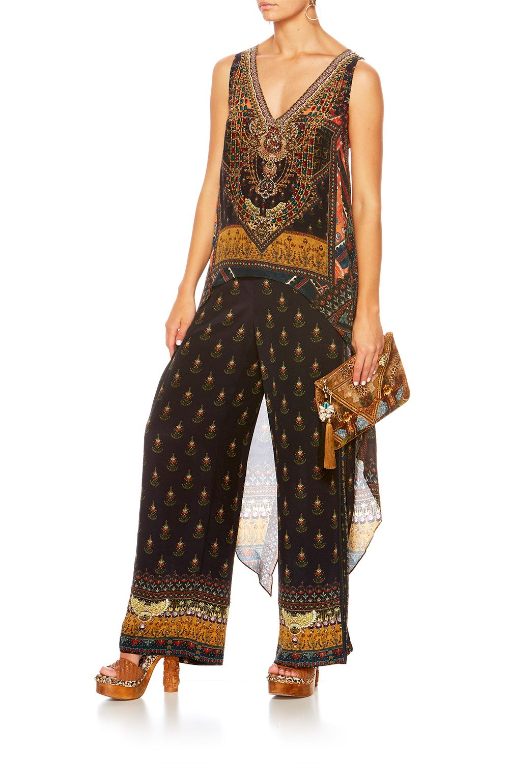 BLISS OF BOHEMIA HIGH LOW CROSS OVERLAY TOP