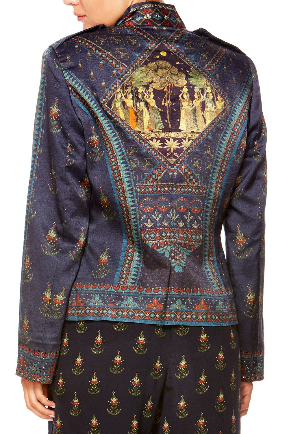 BLISS OF BOHEMIA DOUBLE BREASTED TAILORED JACKET