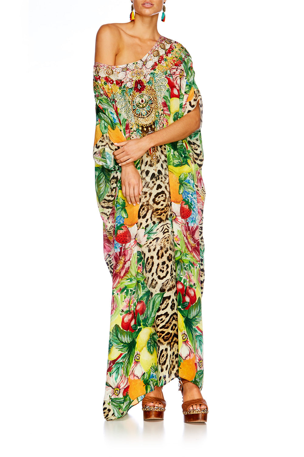 COOL CAT ROUND NECK KAFTAN