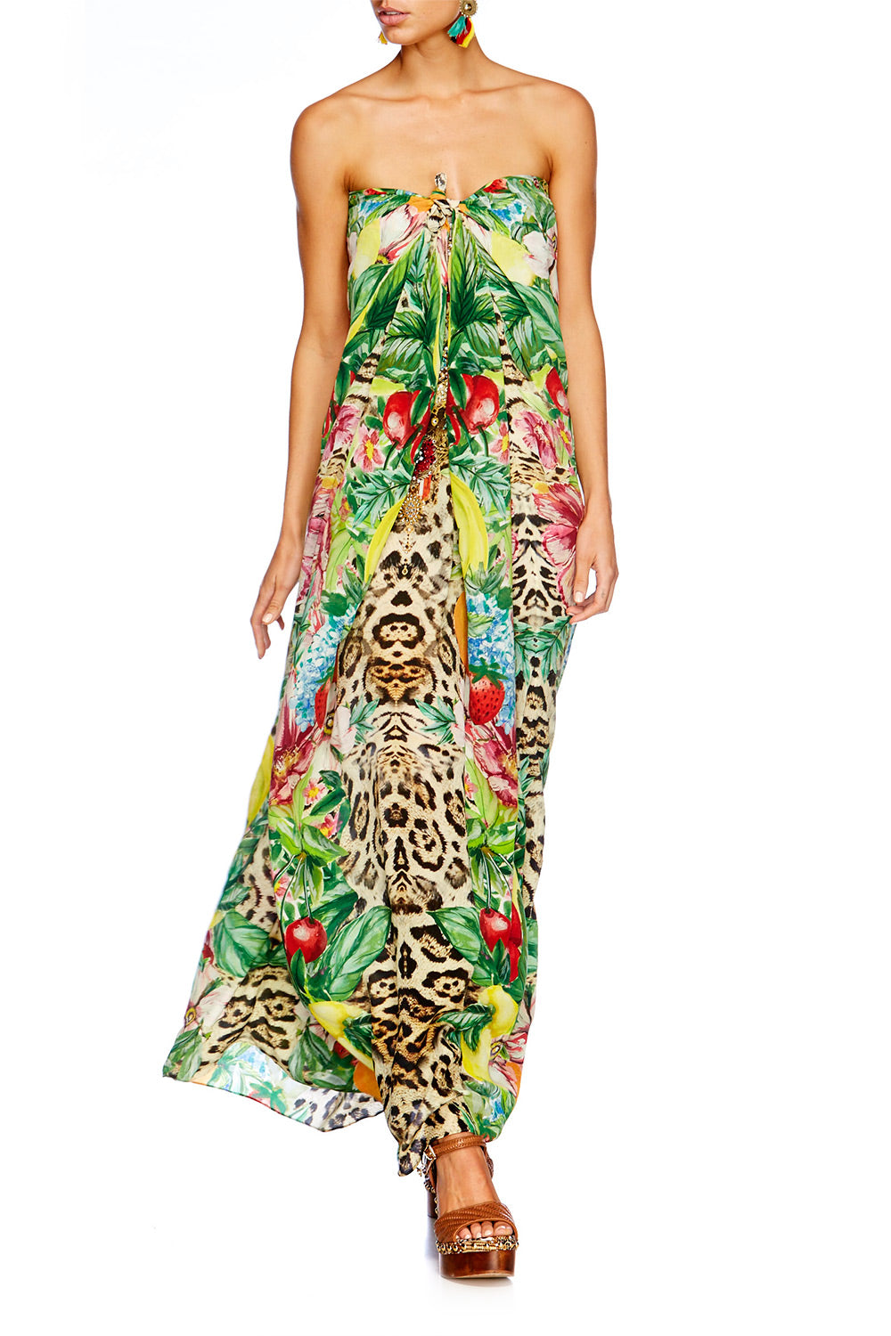 COOL CAT ROUND NECK KAFTAN