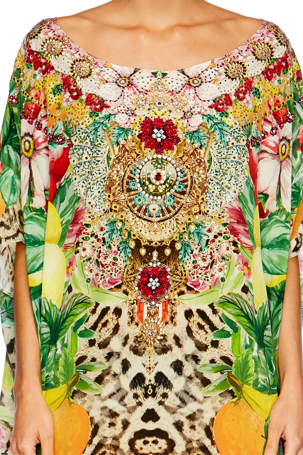 COOL CAT ROUND NECK KAFTAN