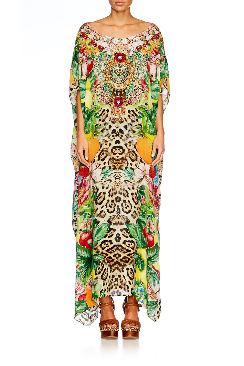 COOL CAT ROUND NECK KAFTAN