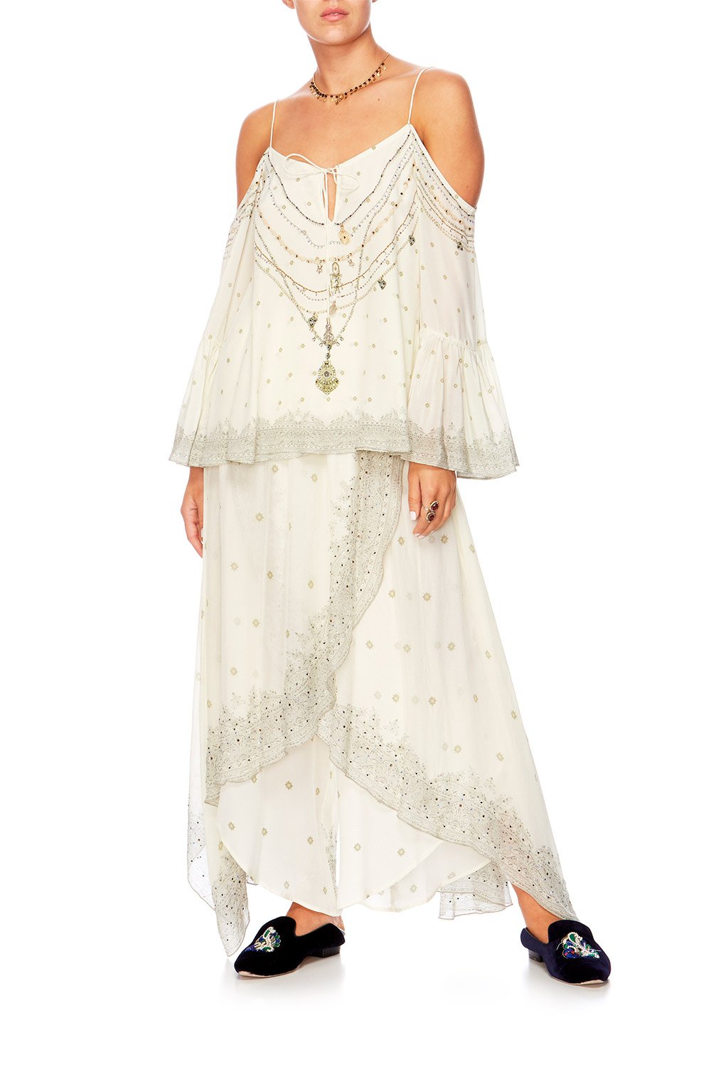 GUIDING LIGHT CROSS OVERLAY PANT