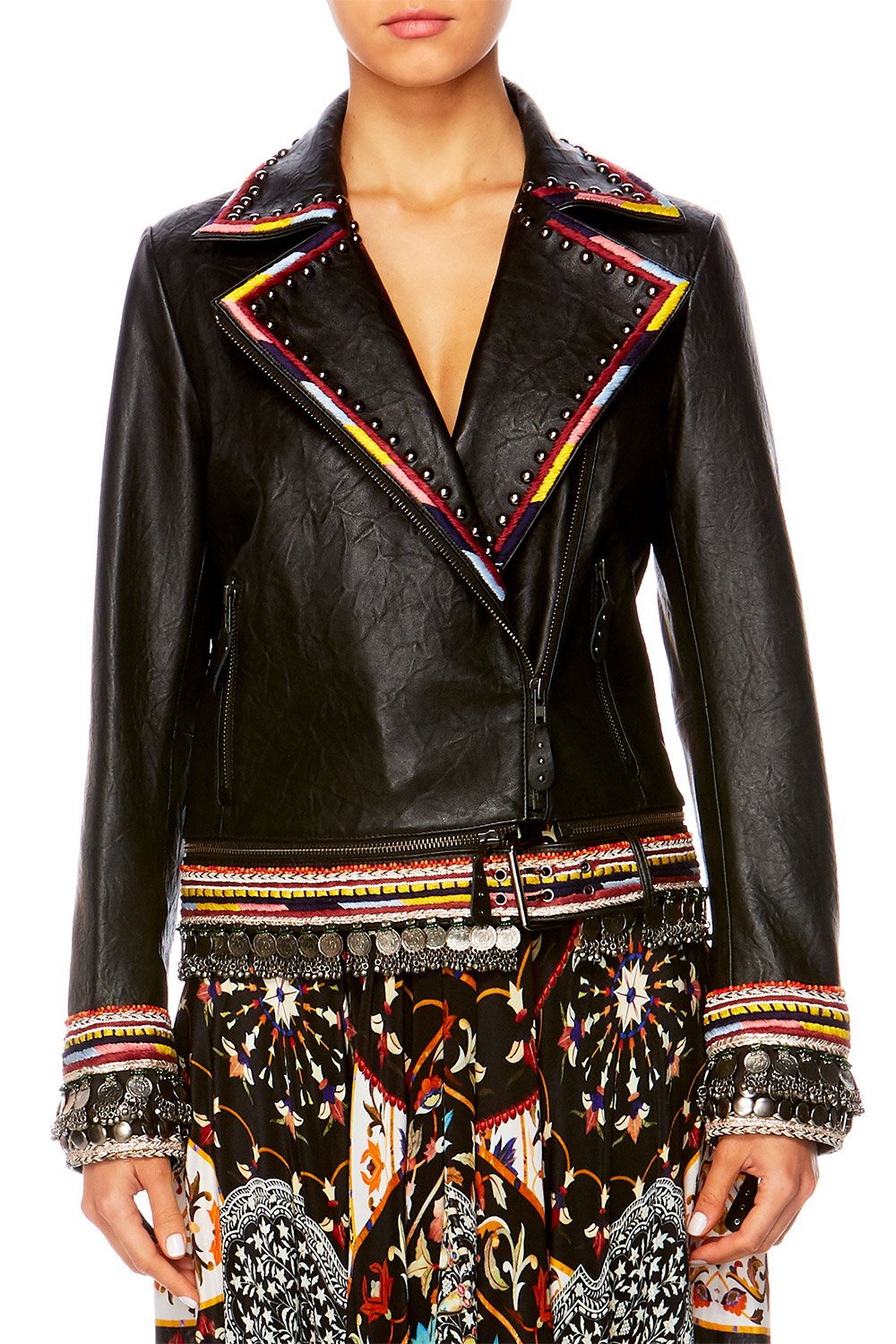 CHAMBER OF REFLECTIONS LEATHER JACKET