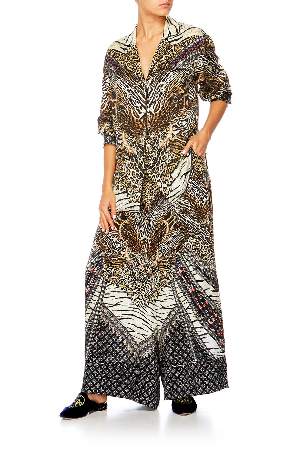 THE BODYGUARD PAJAMA SHIRT WITH PIPING