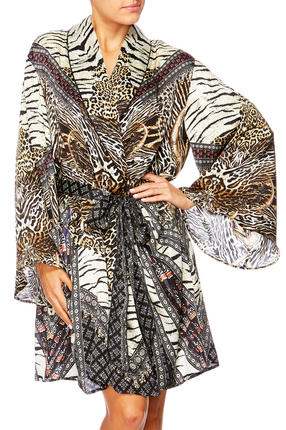 THE BODYGUARD FLARED SLEEVE DRESSING GOWN