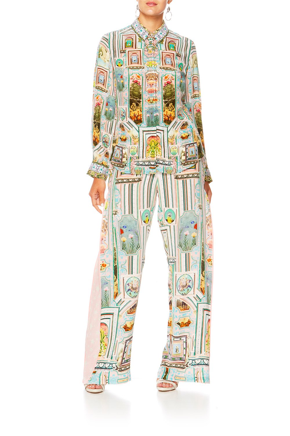 MATRIARCH MUSINGS PANTS W SIDE SPLIT