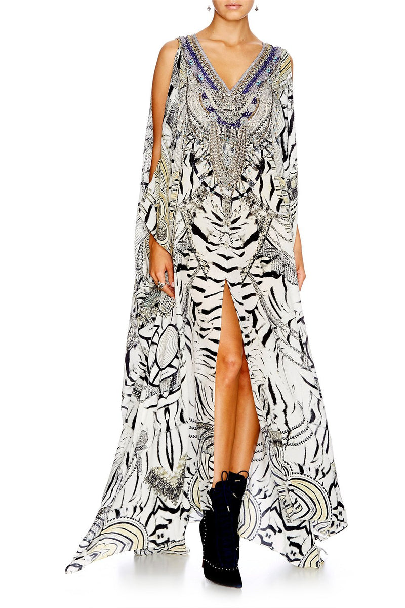 SPLIT FRONT & SLEEVE KAFTAN SOUND OF SILVER
