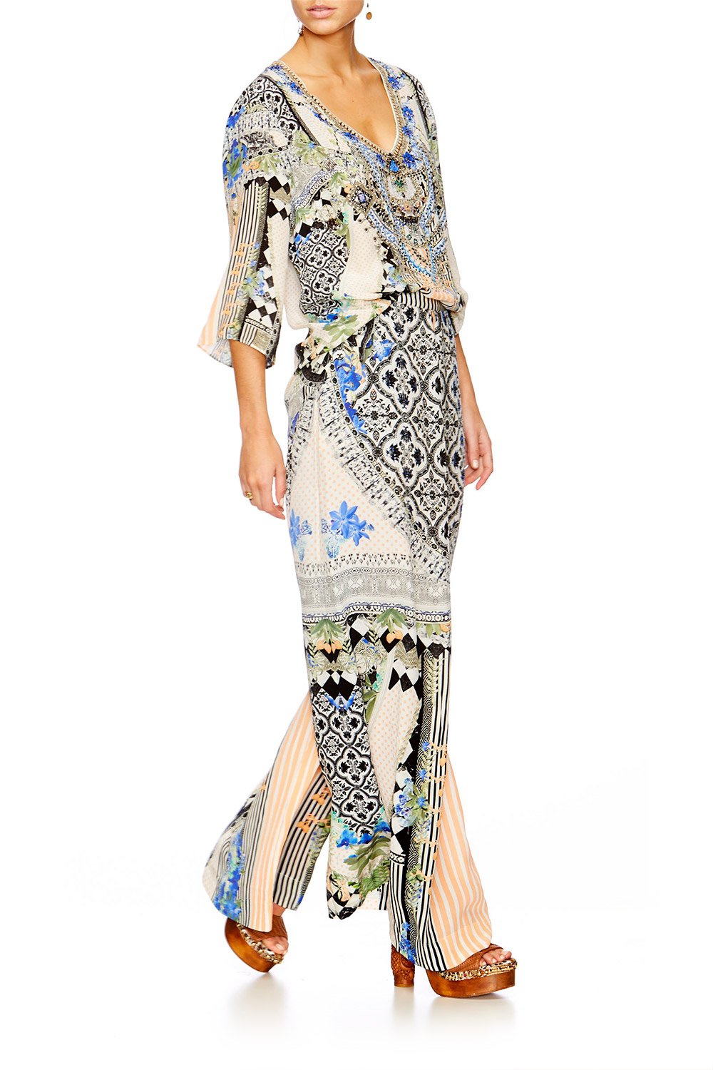 SALVADOR SECRETS OVERSIZED PLEAT PANT