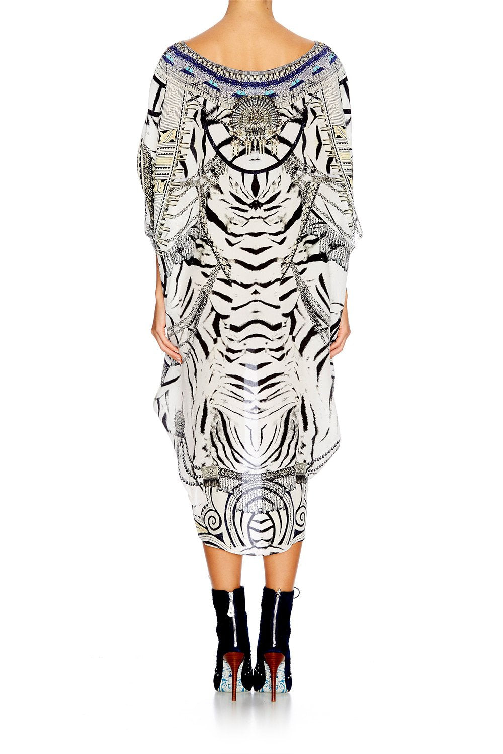 WILD BELLE SCOOP BACK HEM DRESS