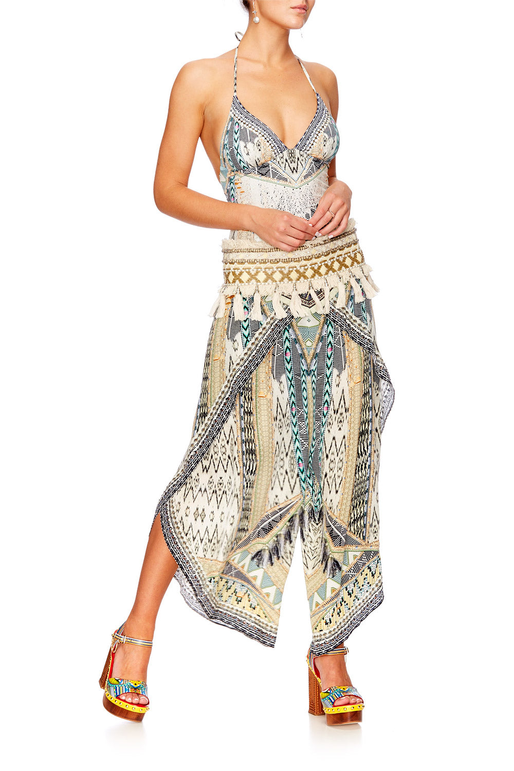 WEAVE ON FULLY EMBELLISHED BELT