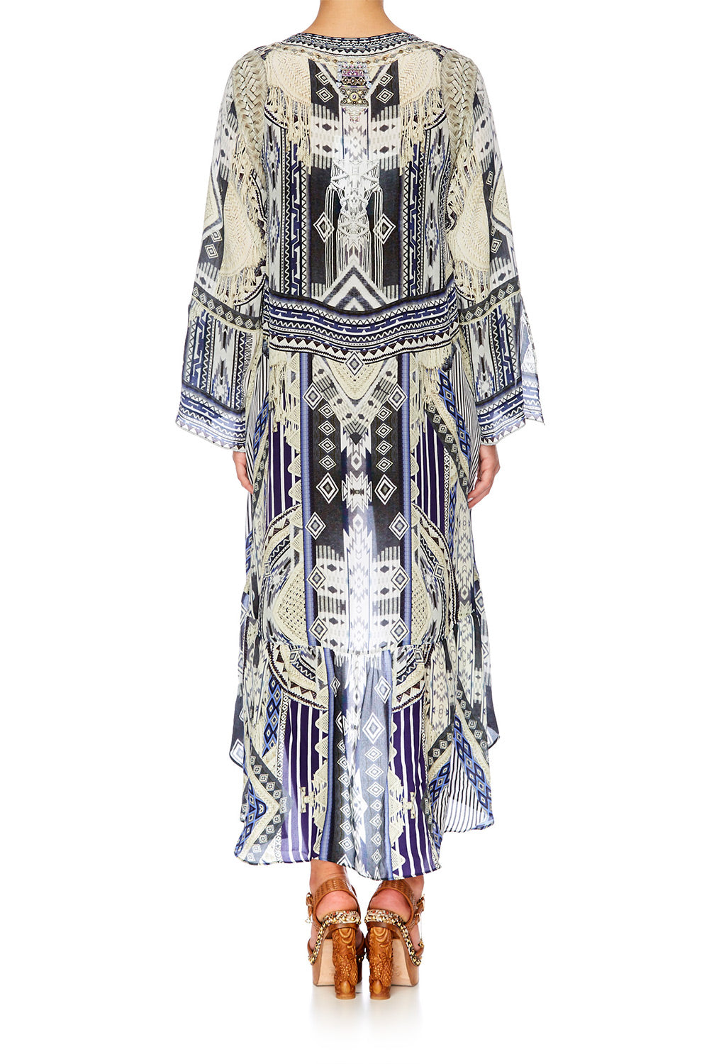 TIE THE KNOT SHORT DRESS W HIGH LOW HEM