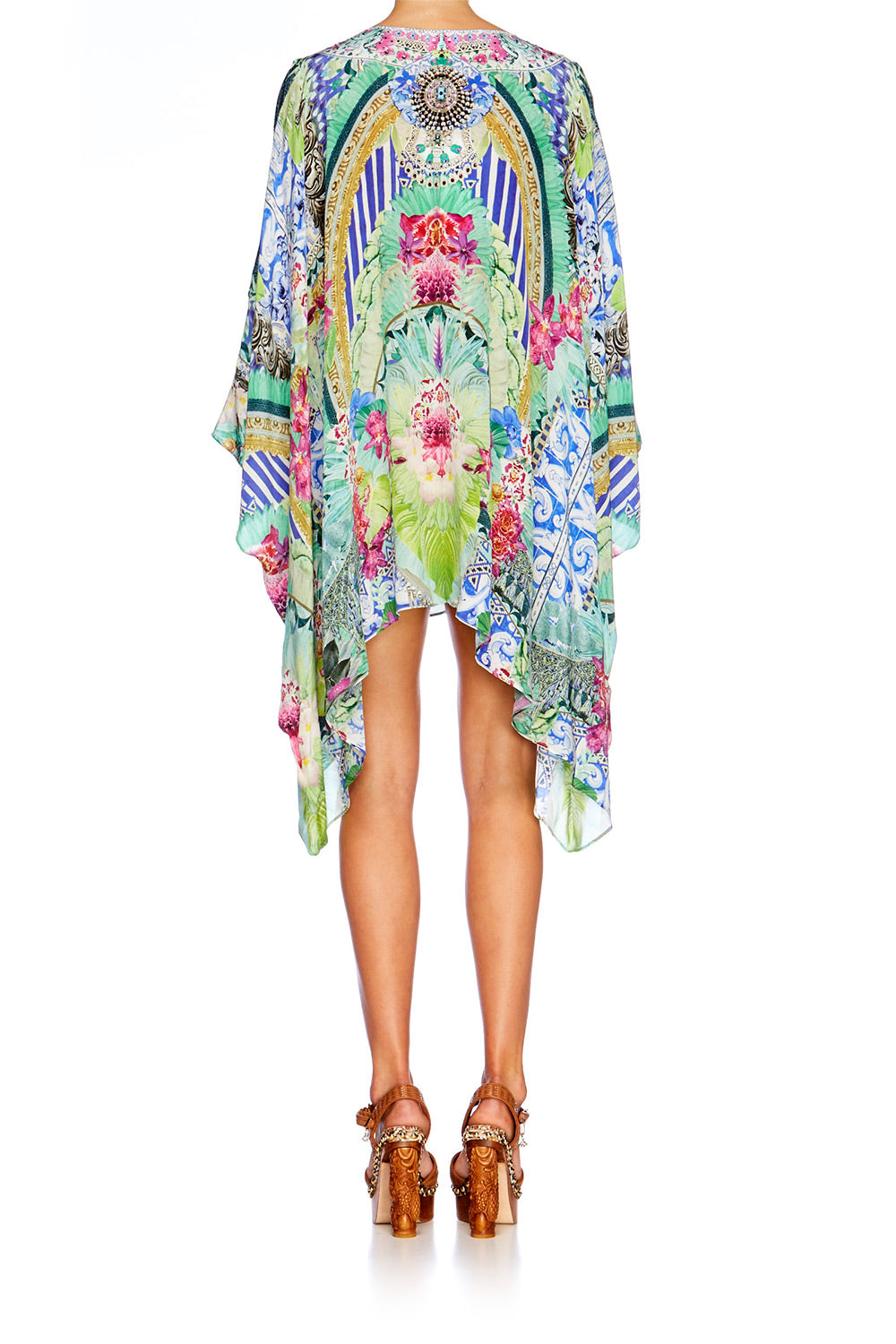 BAHIA BLISS SPLIT FRONT SHORT KAFTAN