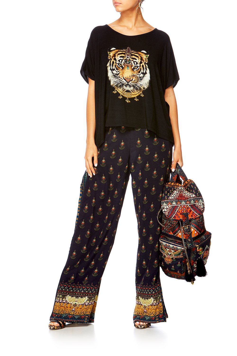 BLISS OF BOHEMIA PANTS W SIDE SPLIT
