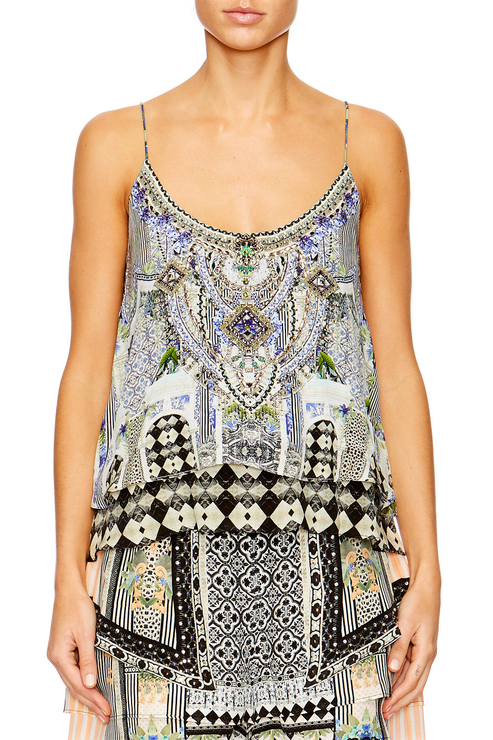 THE SWEET ESCAPE DOUBLE LAYER CAMI TOP