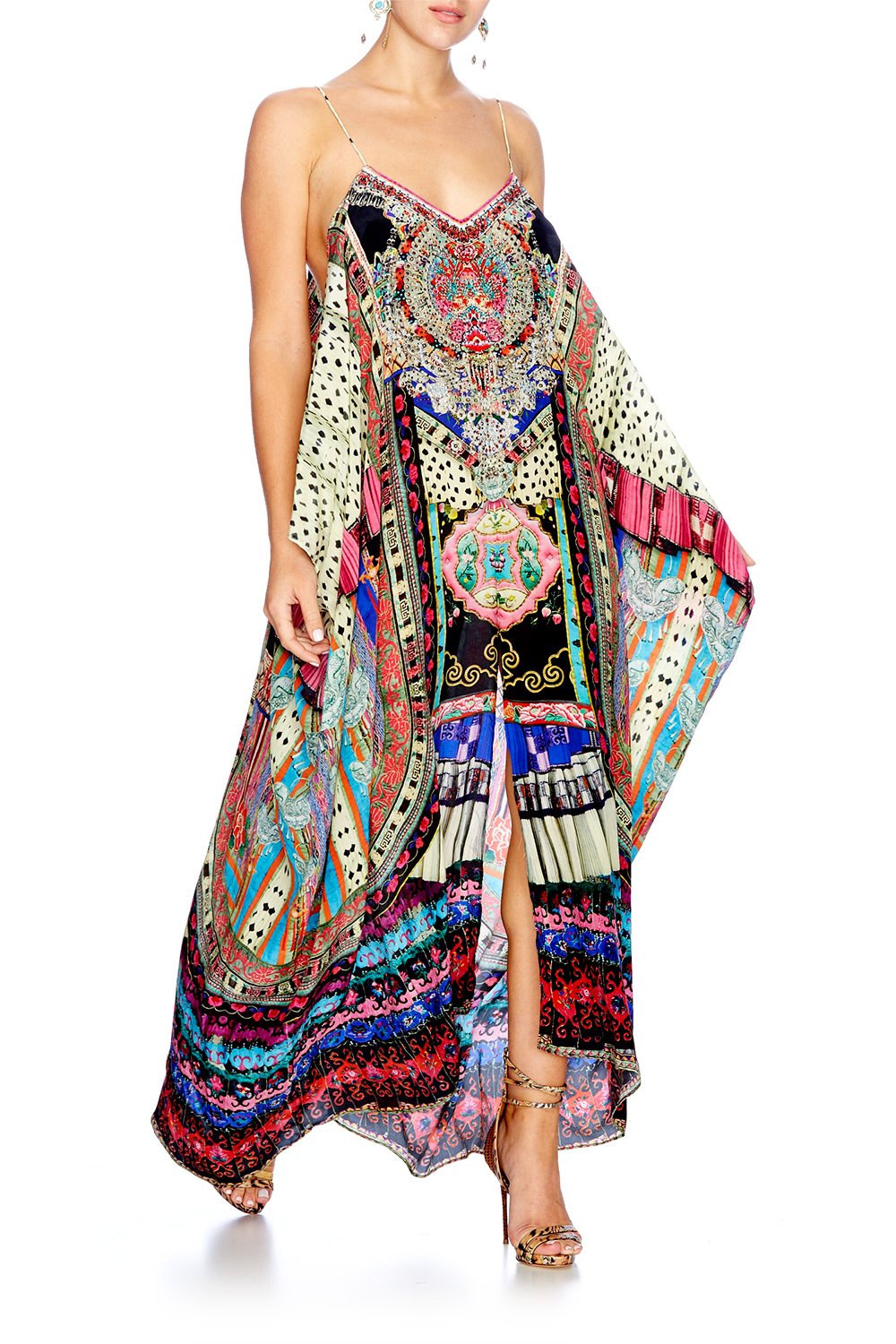 ABOUT A GIRL SHOESTRING STRAP KAFTAN