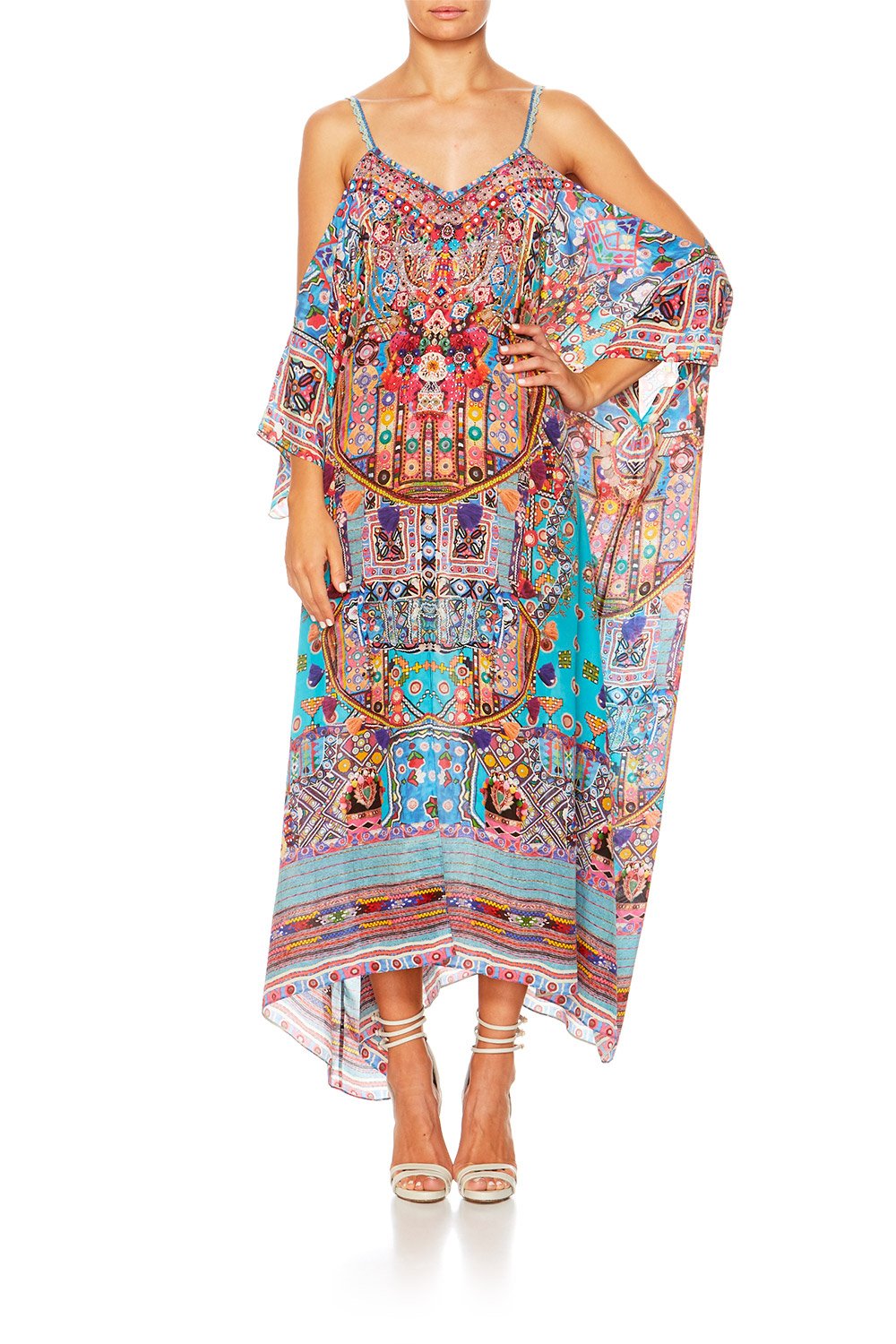DROP SHOULDER STRAP KAFTAN TILES DARLS