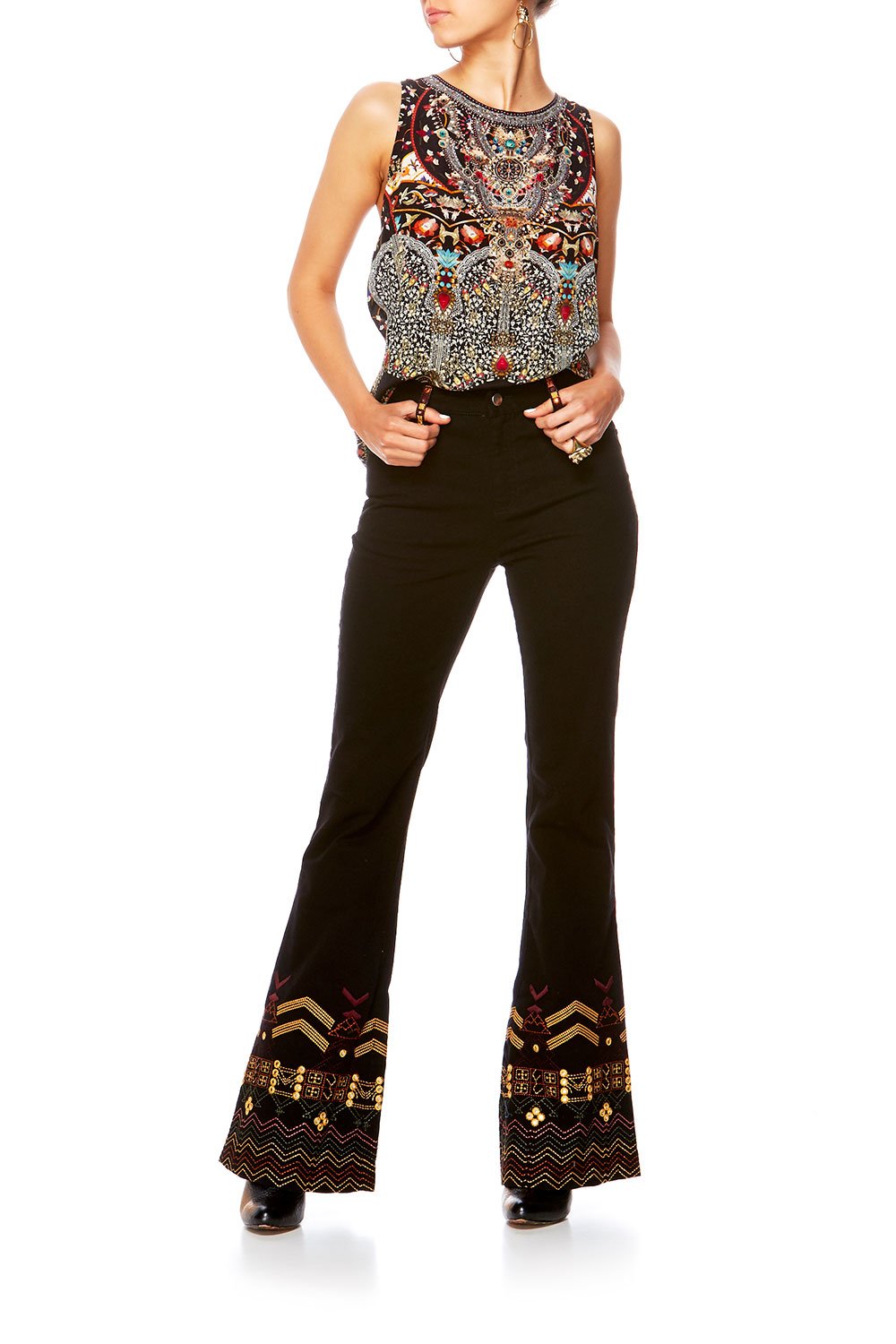 THE PATH HIGH WAISTED FLARED JEAN