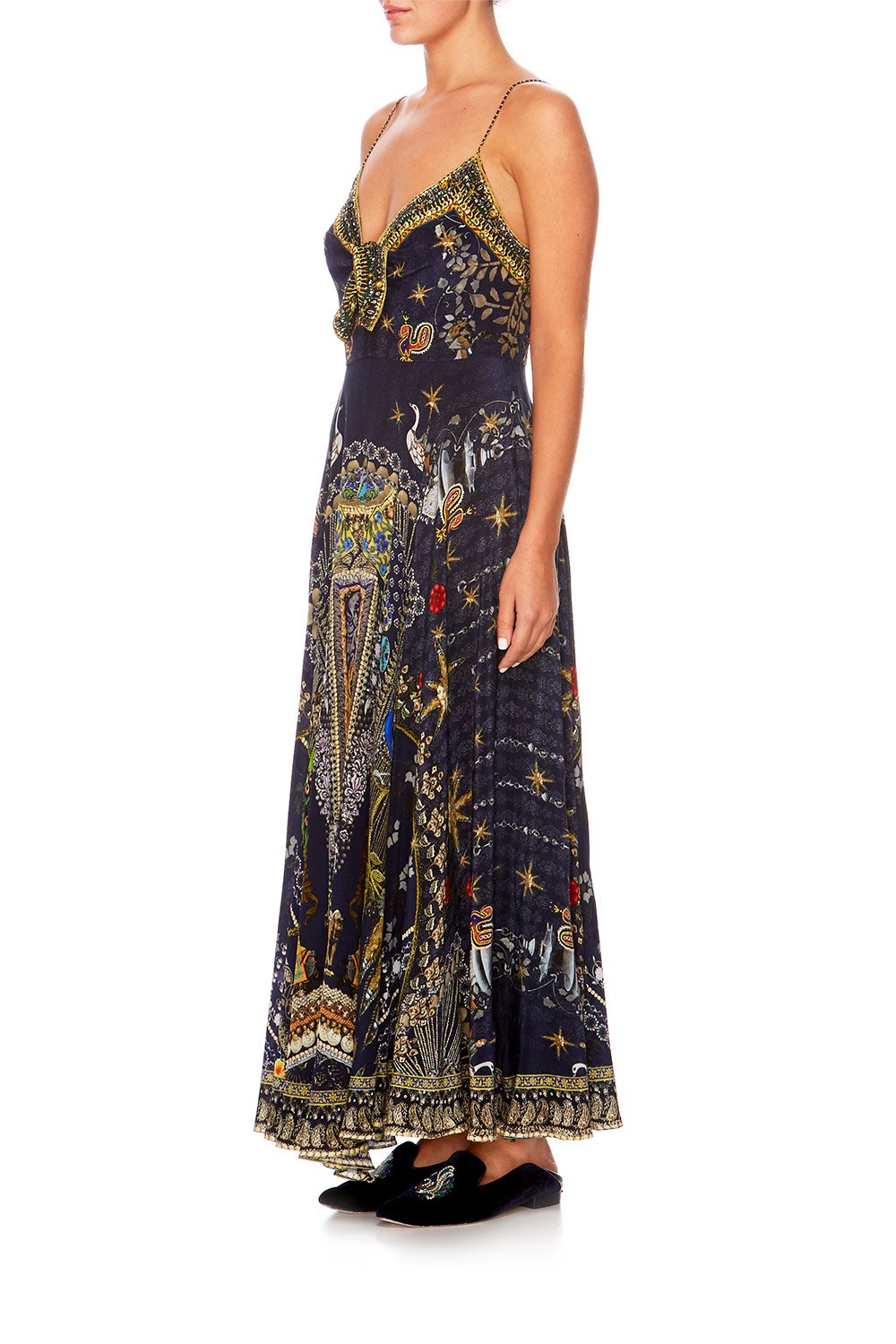 CHILDREN OF THE WORLD LONG DRESS W TIE FRONT