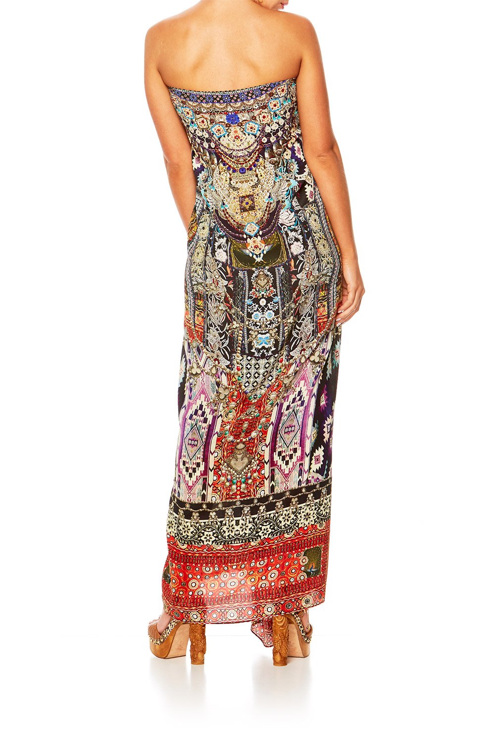 CAMILLA JAGGIS KINGDOM ROUND NECK KAFTAN