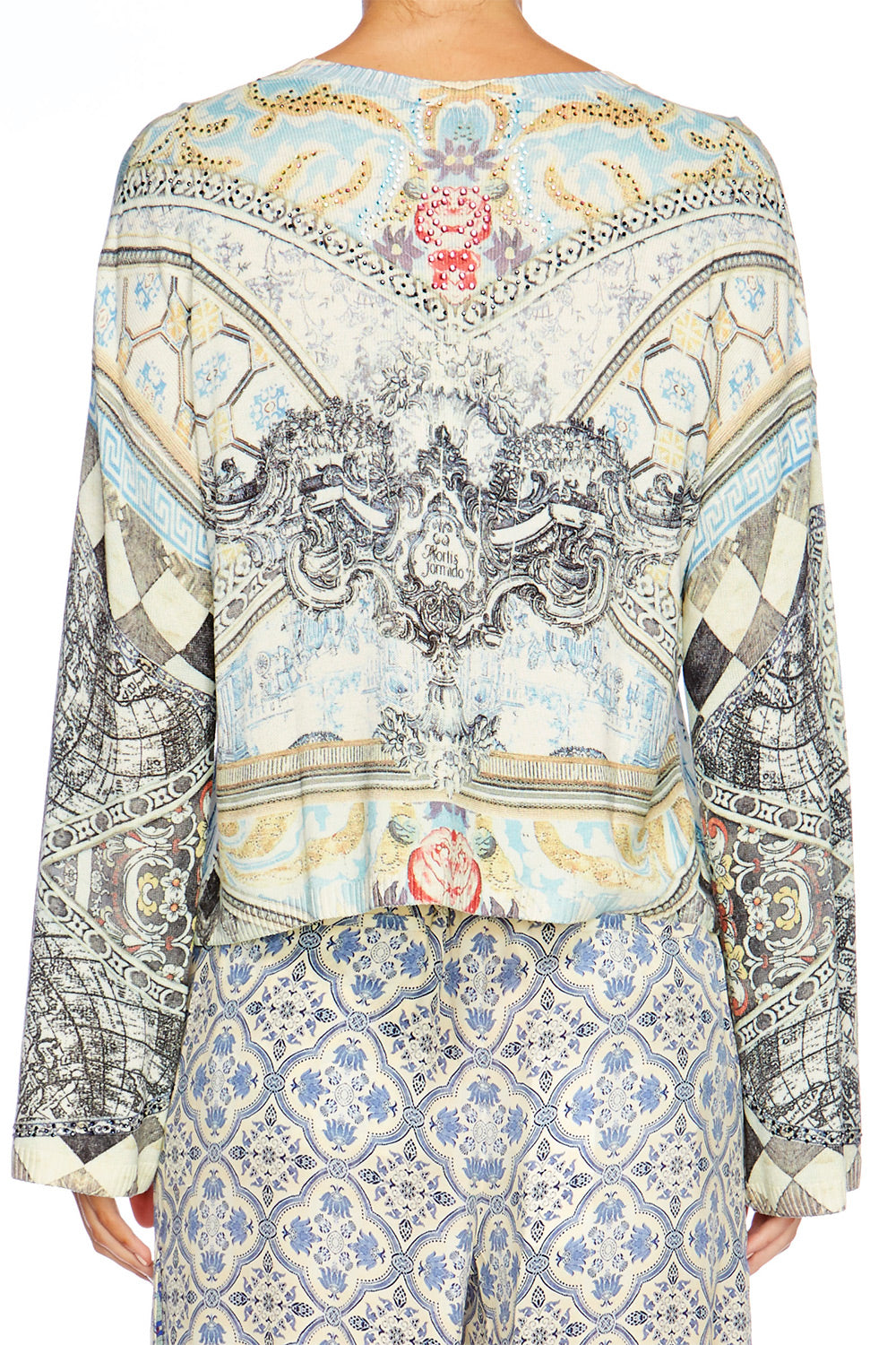 LOST IN A DREAM PRINTED KNITTED JUMPER