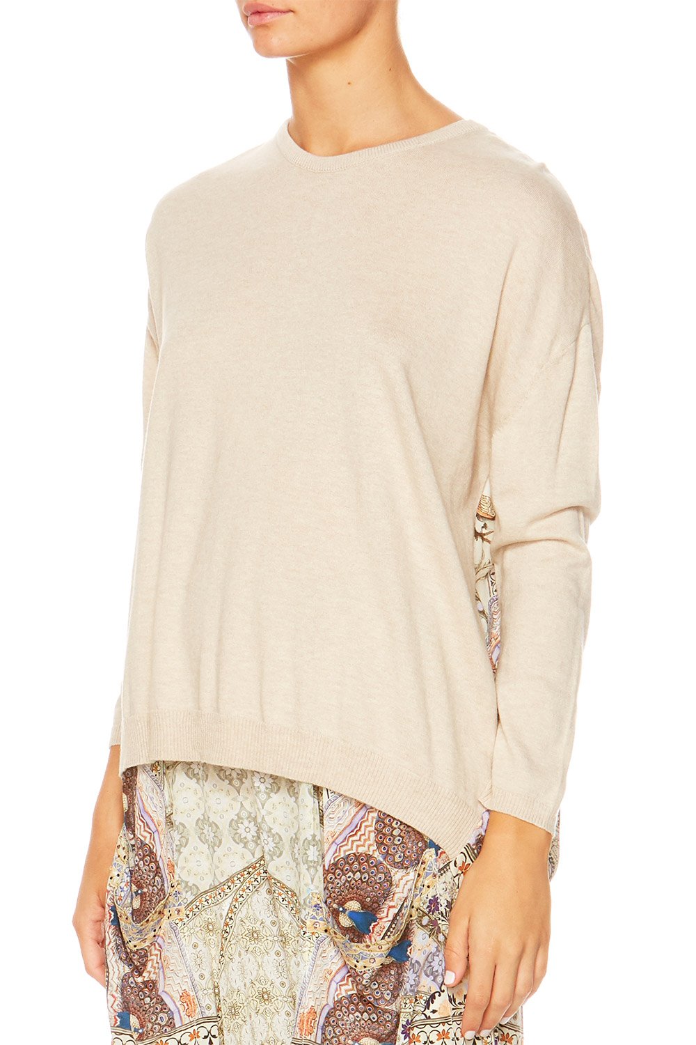 MAMA BAKSHI JUMPER W CONTRAST BACK