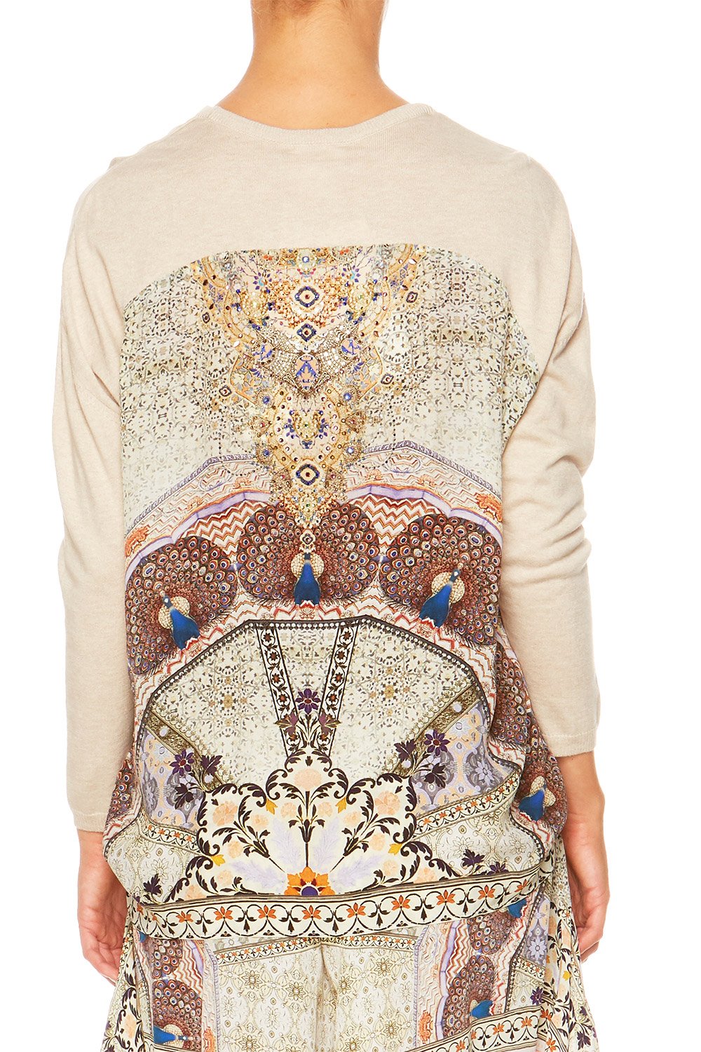 MAMA BAKSHI JUMPER W CONTRAST BACK